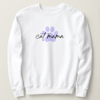 Sudadera Minimalist Cat Mama Mood Aesthetic Crewneck Sweats