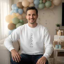 Sudadera Minimalist Dad to Be Shirt, Simple Fatherhood 