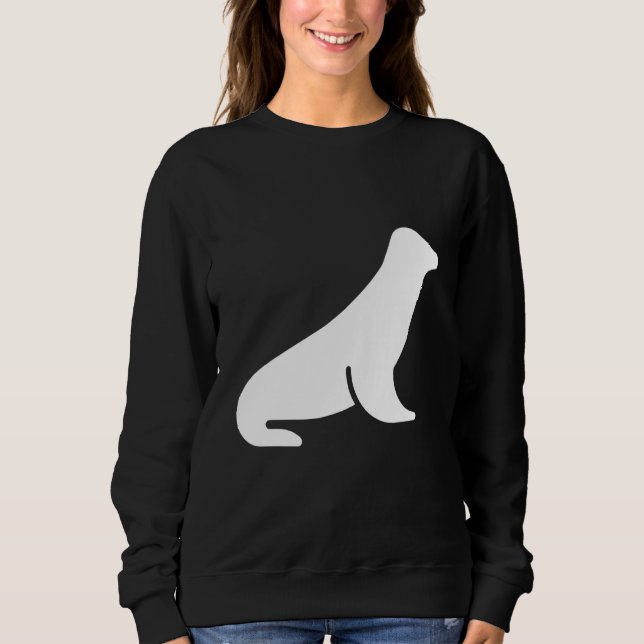 Sudadera Minimalist sea lion (Anverso)