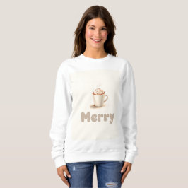 Sudadera Minimalista Chocolate Caliente Merry | Estética Ac