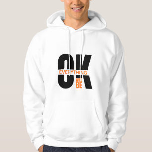 Sudadera Minimalista Todo Estará Bien Inspirador