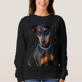 Sudadera Ministra Pinscher Dog Mom Dad T Love Puppy Mascota