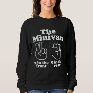 Sudadera Minivan dos en la parte delantera cinco en la part