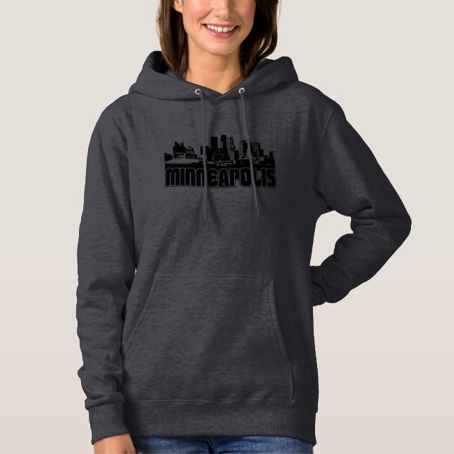 Sudadera Minneapolis Skyline (Anverso)