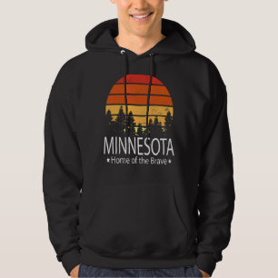 Sudadera Minnesota, Casa De Estado Del Valiente Amor Minnes