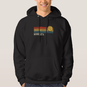 Sudadera Minnesota Estados Unidos Retro Sunset Distresal St
