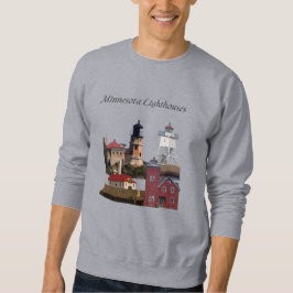 Sudadera Minnesota Lighthouses camiseta con letras negras