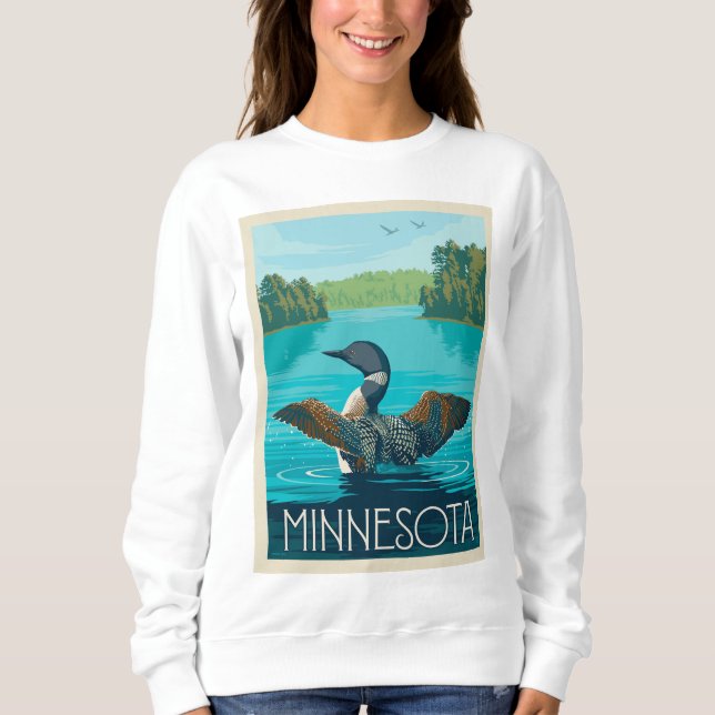 Sudadera Minnesota | Loon (Anverso)