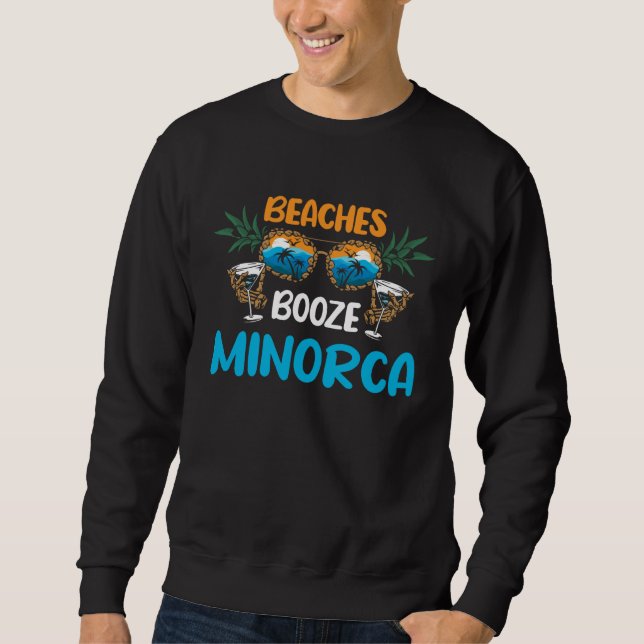 Sudadera Minorca Beaches Spain Vacation Matching (Anverso)