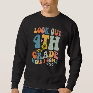 Sudadera Mira 4º Grado Aquí Vengo De Vuelta Al Colegio Boho