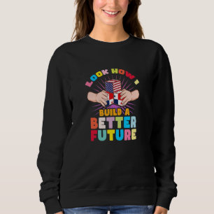 Sudadera Mira cómo construyo un futuro mejor para mi paname