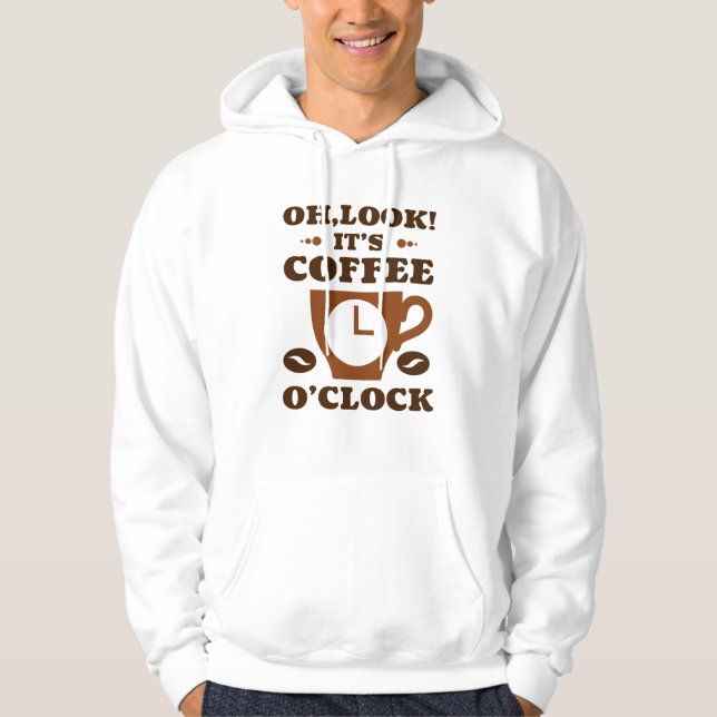 Sudadera ¡Mira! Es el café O’Clock (Anverso)