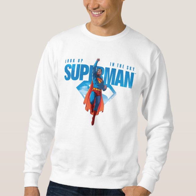 Sudadera Mira, es Superman (Anverso)