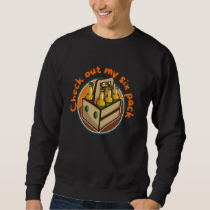 Sudadera Mira mi paquete de seis, padres que disfrutan bebi
