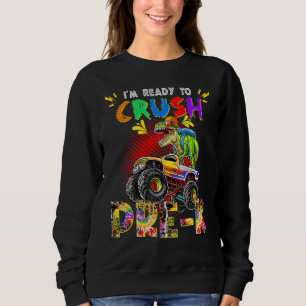 Sudadera Mira que estoy listo para aplastar Pre K Cool Corb