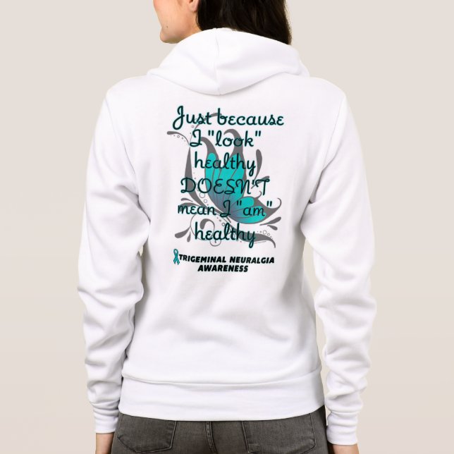 Sudadera "Mira" saludable/mariposa...TN (Reverso)