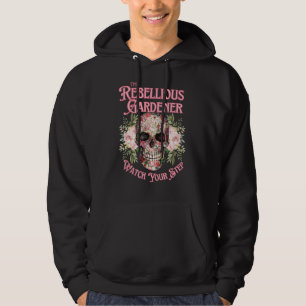Sudadera Mira tu paso Rebelde Gardener Skull Flower G