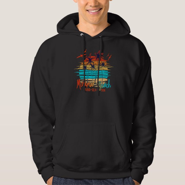 Sudadera Miramar Beach Florida Palm Beach Surfboard Vacatio (Anverso)