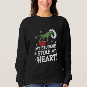 Sudadera Mis alumnos me robaron el corazón Xmas Navidad Pro