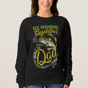 Sudadera Mis Amigos Pescadores Me Llaman Día del Padre
