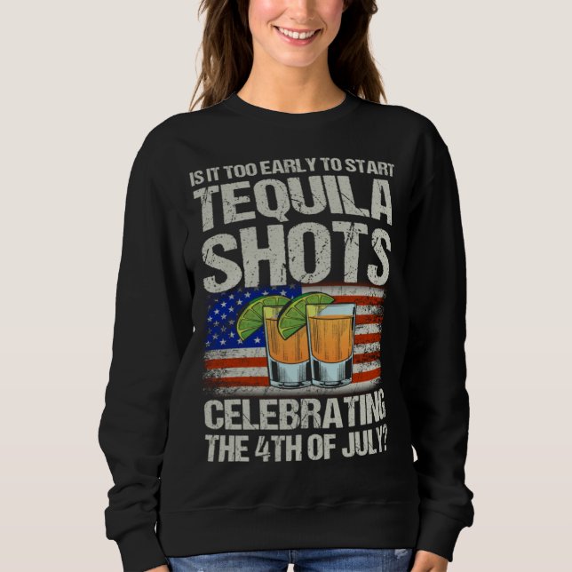 Sudadera Mis Amigos Tequila Sal Lima y Tacos del 4 de Julio (Anverso)