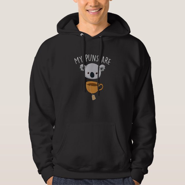 Sudadera Mis chistes son koala té divertidos chistes de ani (Anverso)