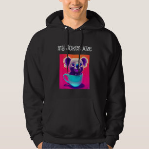 Sudadera Mis Chistes Son Koala Tea Divertido Juego En Palab