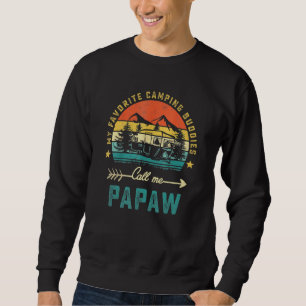 Sudadera Mis compañeros favoritos de camping me llaman Papa
