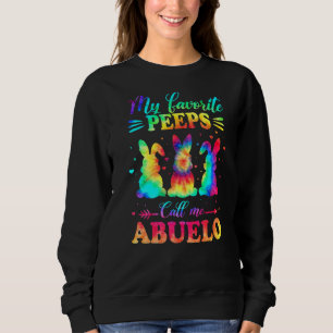 Sudadera Mis conejitos favoritos me llaman Abuelo Pascua