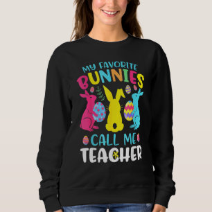 Sudadera Mis conejitos favoritos me llaman aula de profesor