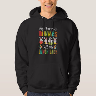 Sudadera Mis conejitos favoritos me llaman Dama de almuerzo