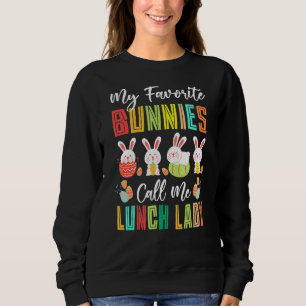 Sudadera Mis conejitos favoritos me llaman Lechadora Feliz
