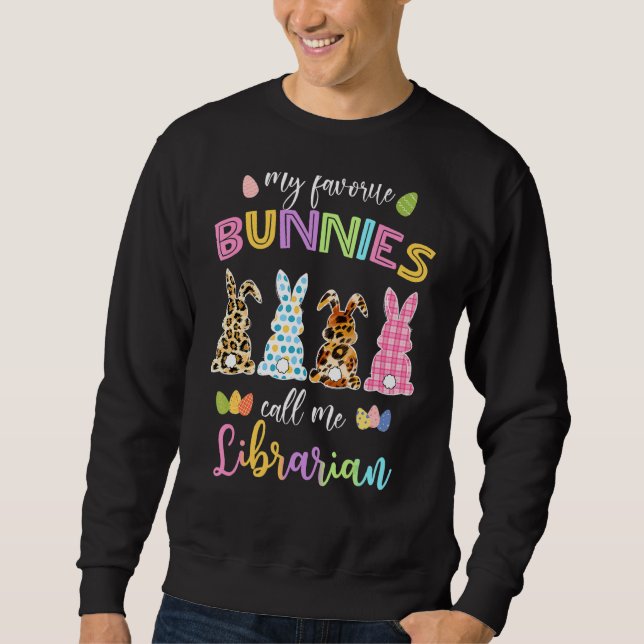 Sudadera Mis conejitos favoritos me llaman leopardo orienta (Anverso)