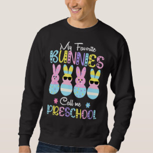Sudadera Mis conejitos favoritos me llaman profesora de pre