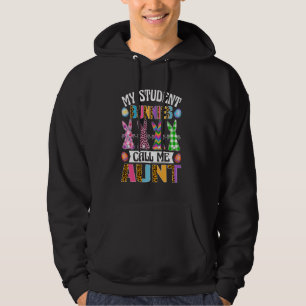 Sudadera Mis conejitos favoritos me llaman tía feliz día de