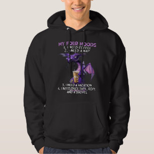 Sudadera Mis Cuatro Modos Que Necesito Café Necesito Una Co