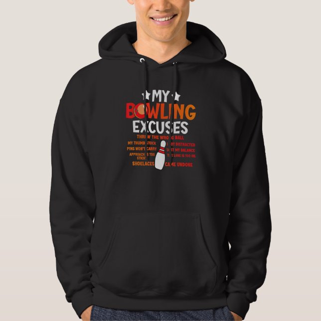 Sudadera Mis disculpas para bolos (Anverso)