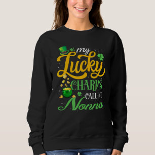 Sudadera Mis Encantamientos Lucky Me Llaman Nonna Happy St
