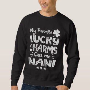 Sudadera Mis Encantos Afortunados Favoritos Me Llaman Nani