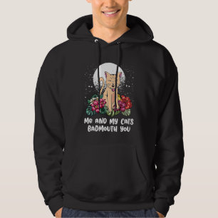 Sudadera Mis Gatos Te Insultan Humor de Mamá Gata Amigo de