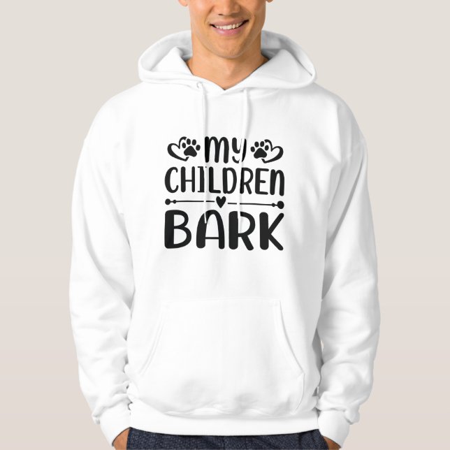 Sudadera Mis hijos ladran (Anverso)