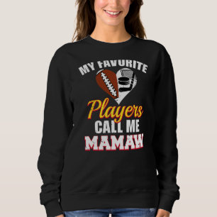 Sudadera Mis jugadores favoritos me llaman hockey sobre fút