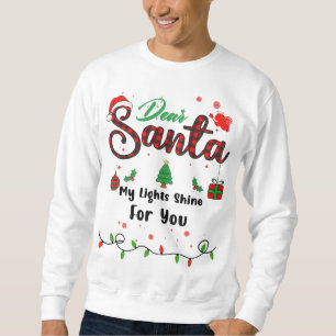 Sudadera Mis luces brillan para ti coincidentes Navidad que