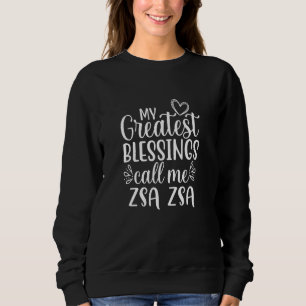 Sudadera Mis mayores bendiciones me llaman políticos de Zsa