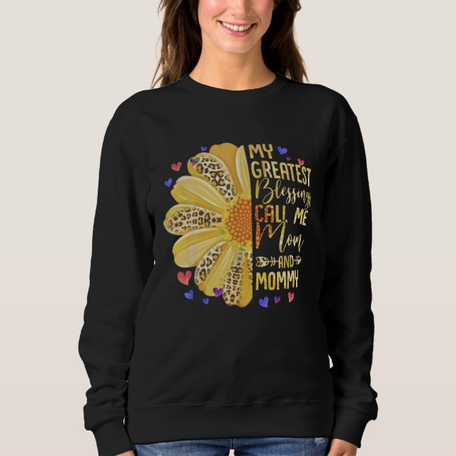 Sudadera Mis Mejores Bendiciones Me Llaman Mamá Y Mami Boni (Anverso)
