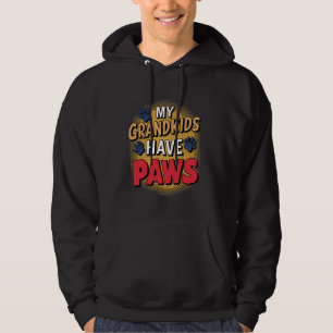 Sudadera Mis nietos tienen patas para perros graciosos y or