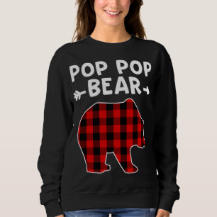 Sudadera Mis osos tribales - oso pop rojo de oso negro