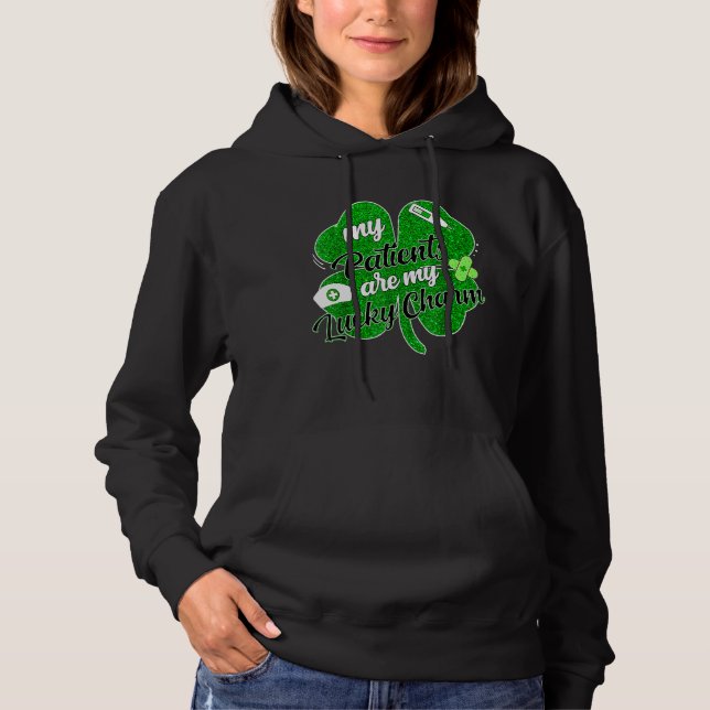 Sudadera Mis Pacientes Son Mi Encanto Afortunado (Anverso)