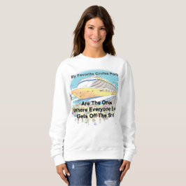 Sudadera Mis Puertos de Crucero Favoritos