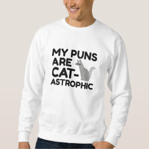 Sudadera Mis Puns son catastróficos